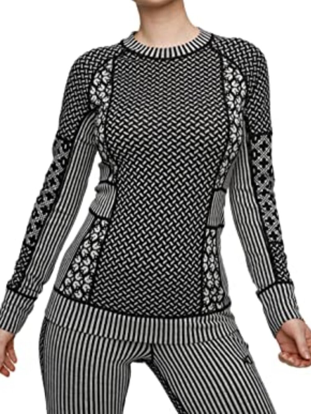 Kari Traa Smekker Long Sleeve Women's Base Layer Top - 100% Merino Wool Fitted K